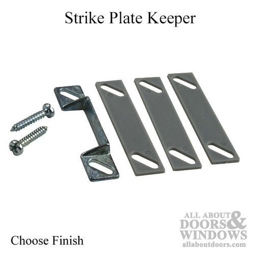 Storm Door Spring Loaded Strike Plate Keeper - Storm Door Spring Loaded Strike Plate Keeper