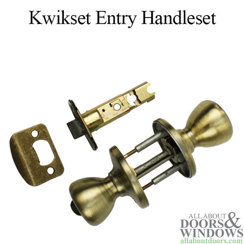 Kwikset 400T-5V1 Tylo Entry Lock w/ New Chassis w/ Latch & S - Kwikset 400T-5V1 Tylo Entry Lock w/ New Chassis w/ Latch & S