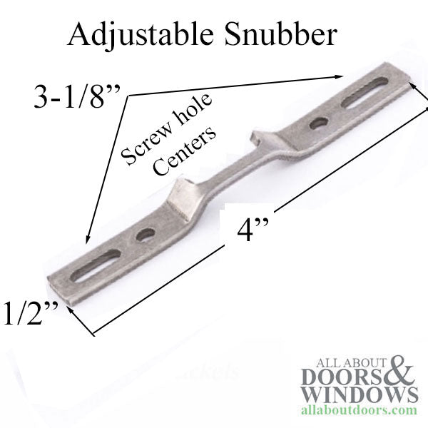 Adjustable Snubber, Casement Window, Sash part, Steel - Adjustable Snubber, Casement Window, Sash part, Steel