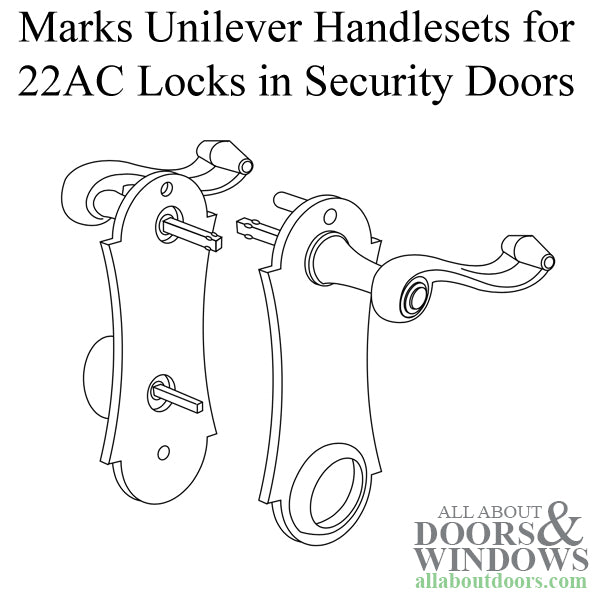 Marks Unilever Lock Plate Assembly with Levers Attached - Marks Unilever Lock Plate Assembly with Levers Attached