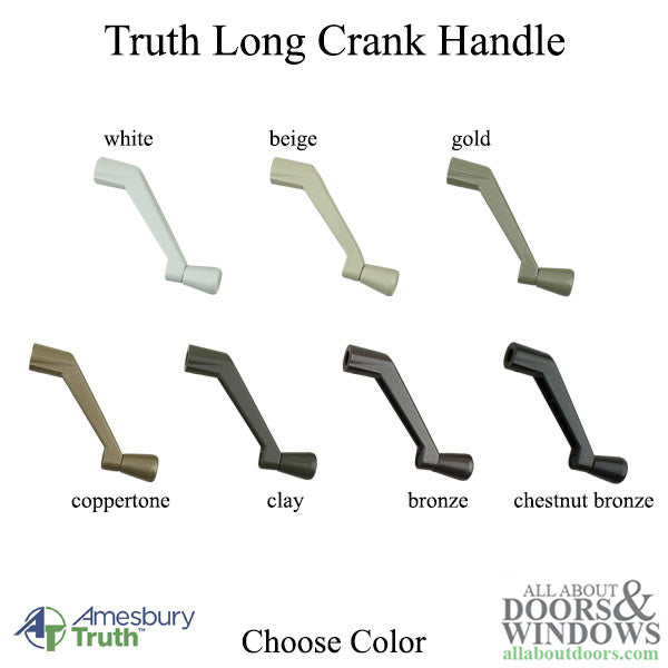 Long Length Crank Handle ,11/32 Spline , Truth - Choose Color - Long Length Crank Handle ,11/32 Spline , Truth - Choose Color