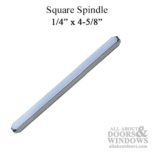 Square Spindle, 1/4" x 4-5/8 inch ( 7mm x 118mm)