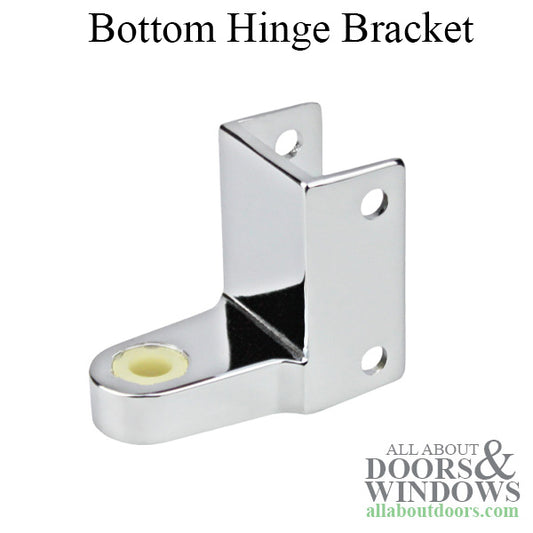 Partition Panel Top Hinge Bracket Fits 1.25 Inch Pilaster
