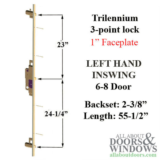 Trilennium 3000 series 55-9/16,  6-8 door LHIS