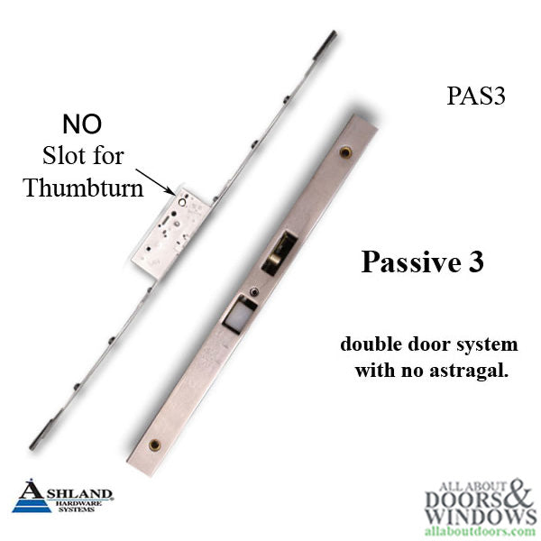 Passive 60/92 Sentinel Multi-point door lock - SS - Passive 60/92 Sentinel Multi-point door lock - SS