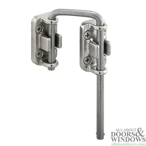 1-7/16 Inch Door Loop Lock - Nickel Plated - 1-7/16 Inch Door Loop Lock - Nickel Plated