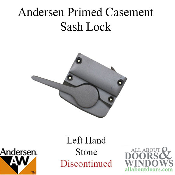 Sash Lock - Andersen Casement 1974-80, LH- Stone - Sash Lock - Andersen Casement 1974-80, LH- Stone