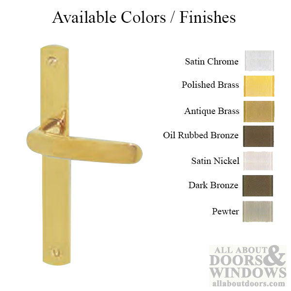 G-U Allegro Handle & 30mm Plate, Dummy, No Key, No Thumbturn (Handles DO NOT Move) Choose Color - G-U Allegro Handle & 30mm Plate, Dummy, No Key, No Thumbturn (Handles DO NOT Move) Choose Color