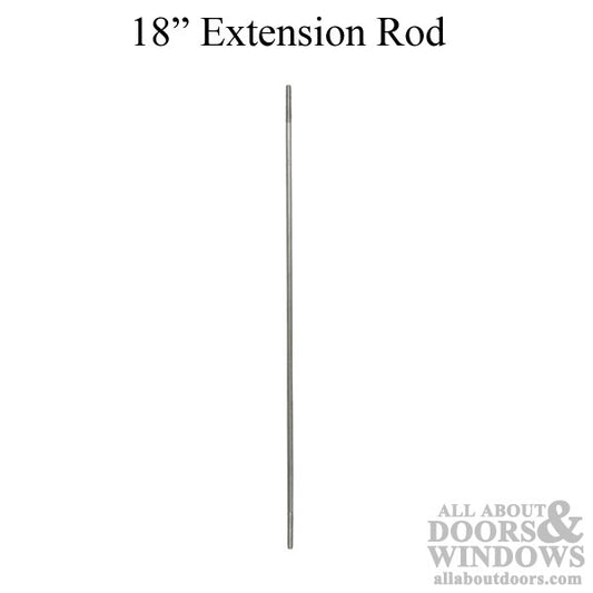 18" Extension Rod for Flush Bolts