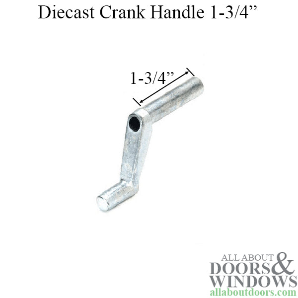 Crank Handle for Jalousie or Louvre Windows 1-3/4