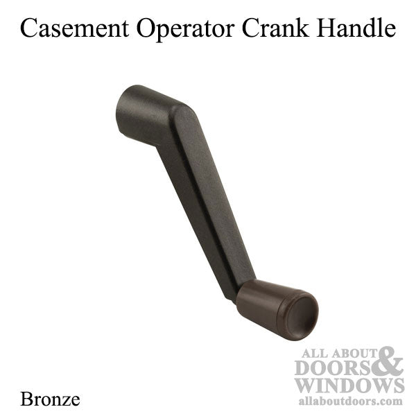 Casement Operator Crank Handle 11/32 Spline - Bronze - Casement Operator Crank Handle 11/32 Spline - Bronze