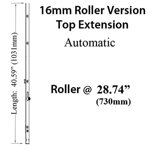 16mm Auto Top Extension, Roller @ 28.74