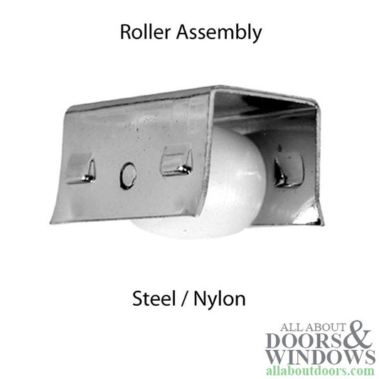 Roller Assembly (Convex) - Sliding Windows, Showcase / Storm - Steel / Nylon