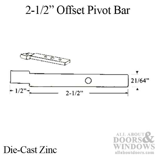 Pivot Bar, 2-1/2