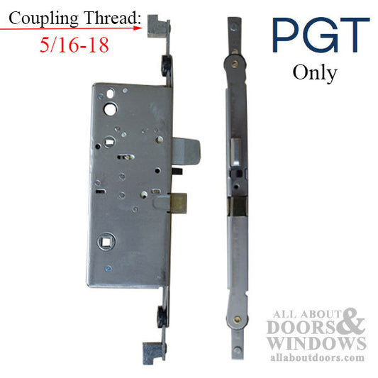 Active Concealed Rod, 60/92 Mortise Lock, No Faceplate - PGT