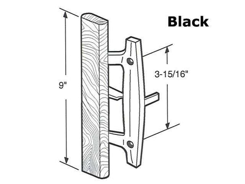 Inside Handle, 3-15/16 holes, Sliding Patio Door -  Choose Color - Inside Handle, 3-15/16 holes, Sliding Patio Door -  Choose Color