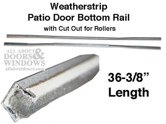 Hurd CHES / HES Inverted U-Cap Bottom Patio Door Weatherstrip Channel