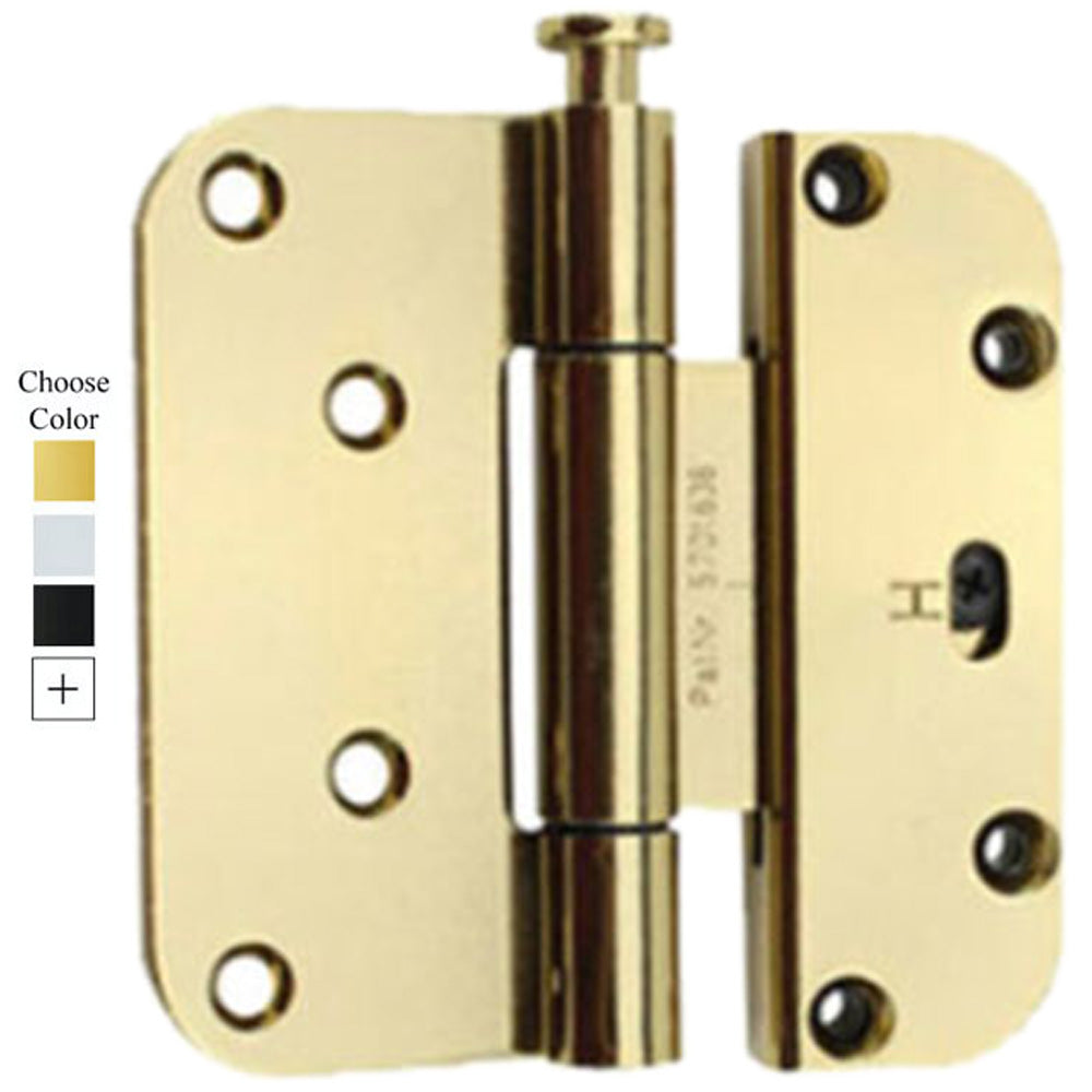 Millennium 2D Adjustable 4 x 4 Guide Hinge Brass Horizontal Adjustable Hinge - Millennium 2D Adjustable 4 x 4 Guide Hinge Brass Horizontal Adjustable Hinge