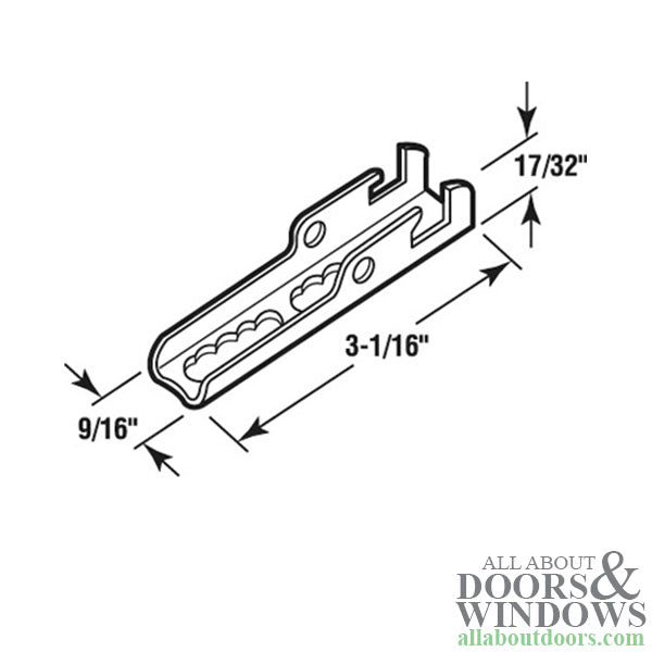 Storm Door Closer Bracket - Storm Door Closer Bracket