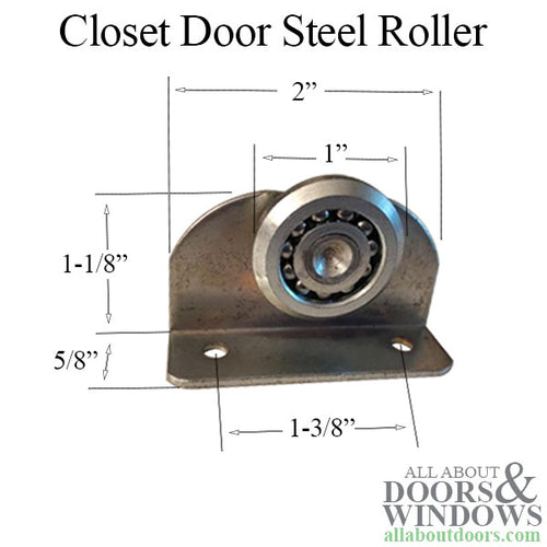 Steel Roller Assembly 1 Inch Steel Wheel - Steel Roller Assembly 1 Inch Steel Wheel