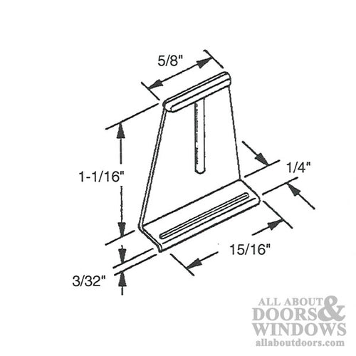 Window Screen Spline Channel Pull Tab 6 Pack - Window Screen Spline Channel Pull Tab 6 Pack