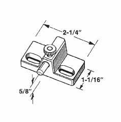 Security Slide Bolt Lock Door or Window - Aluminum - Security Slide Bolt Lock Door or Window - Aluminum