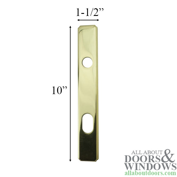 Andersen Escutcheon Plate, Frenchwood Hinged, Outside - Brass - Blemished - Andersen Escutcheon Plate, Frenchwood Hinged, Outside - Brass - Blemished