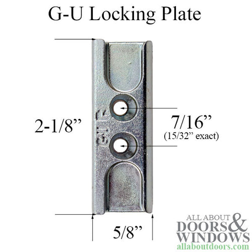 G-U Uni-Jet Locking Plate, 5/8