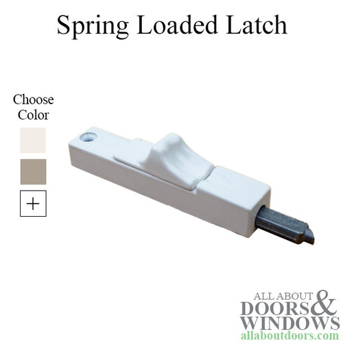 Spring Loaded Night Security Latch Assembly - Spring Loaded Night Security Latch Assembly