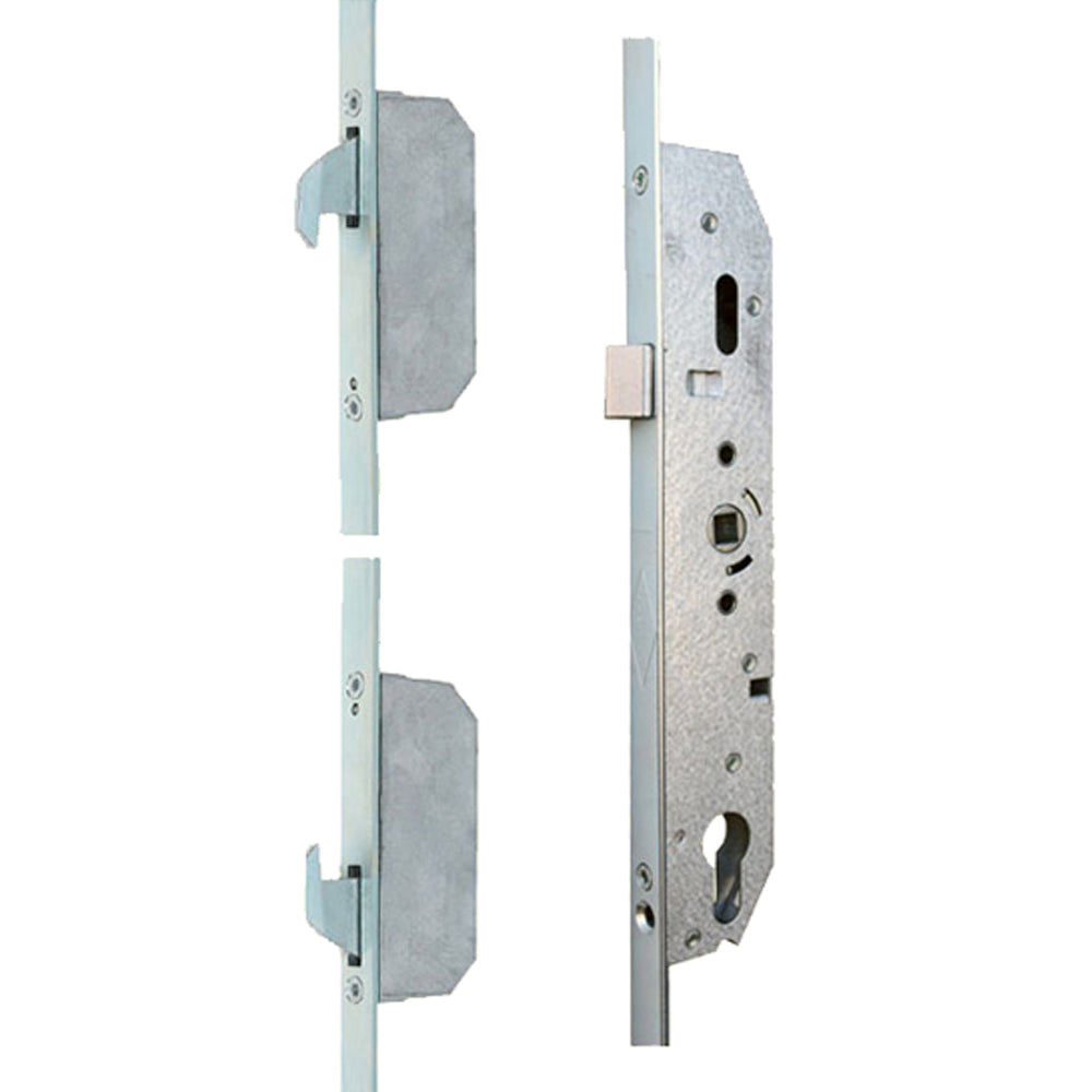 Storm Door Multipoint Lock with Top and Bottom Hooks and Spring Latch - Storm Door Multipoint Lock with Top and Bottom Hooks and Spring Latch
