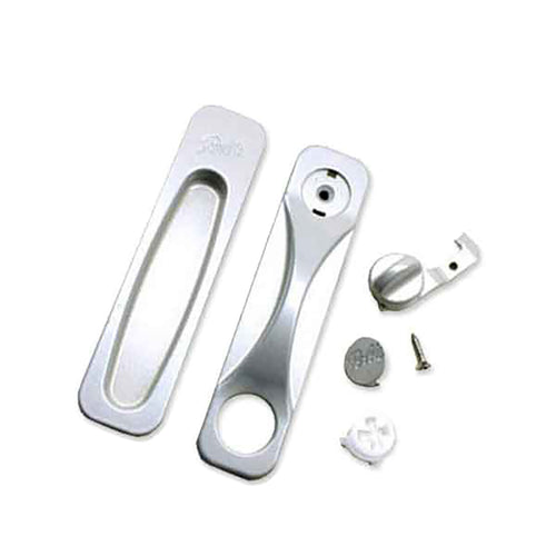 Pella Door Handle For Sliding Screen Door With Strike Kit Flat Metal Handle For Doors 2005 to Current - Pella Door Handle For Sliding Screen Door With Strike Kit Flat Metal Handle For Doors 2005 to Current