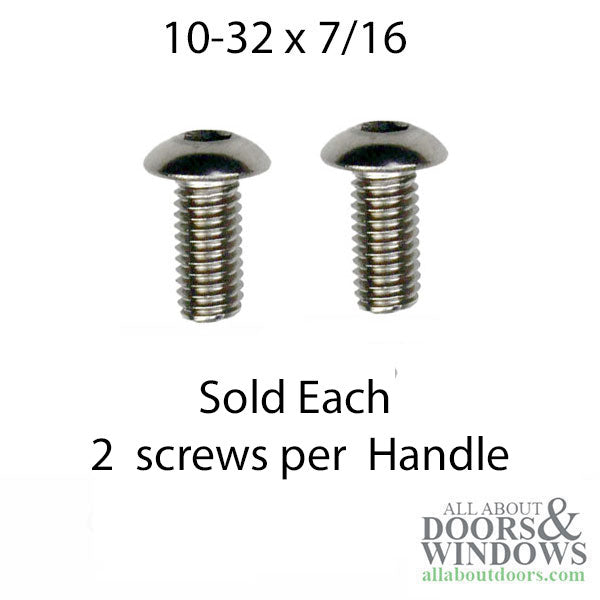 Marvin Hex Drive Truss Head Escutcheon Adapter Screw 10-32 x 7/16 inch SFD - Marvin Hex Drive Truss Head Escutcheon Adapter Screw 10-32 x 7/16 inch SFD