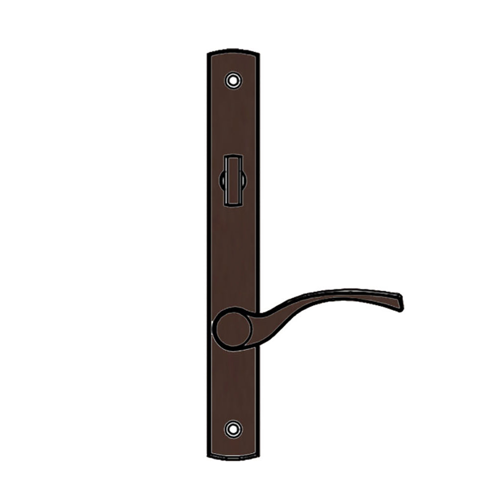 Truth Sentry Lock Handle Set, Transitional, Painted over Zinc- Faux Bronze - Truth Sentry Lock Handle Set, Transitional, Painted over Zinc- Faux Bronze