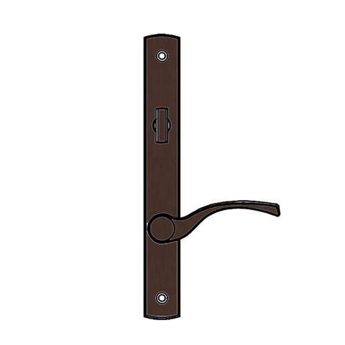 Truth Sentry Lock Handle Set, Transitional, Painted over Zinc- Faux Bronze - Truth Sentry Lock Handle Set, Transitional, Painted over Zinc- Faux Bronze