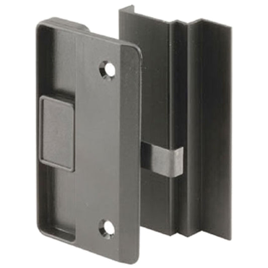Non-Handed Latch & Pull for Sliding Screen Door - Black