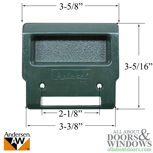 Andersen Screen Door Handle For Sliding Doors Inside Handle Forest Green - Andersen Screen Door Handle For Sliding Doors Inside Handle Forest Green