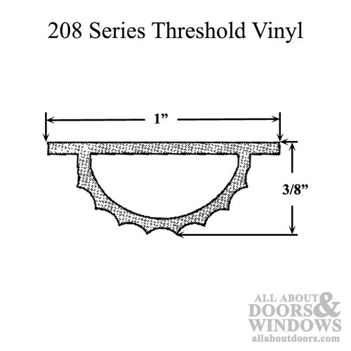 208 Series Threshold Replacement Vinyl - 208 Series Threshold Replacement Vinyl