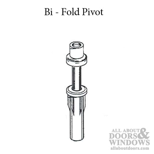 Pivot ,  7/16 inch dia, Spring loaded Top,  Bi-Fold