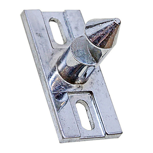 Face Mount Keeper with 1-7/16" Hole Center for Sliding Patio Door