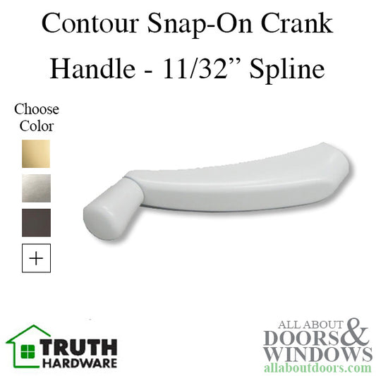 Contour Crank Handle, Truth 11/32 Spline - Choose Color