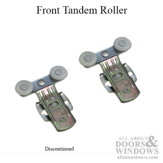 Front Tandem Roller- 2 wheel,  7/8 diameter, 3/16 Offset