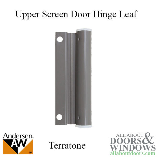 Upper Screen Door Hinge Leaf - Terratone