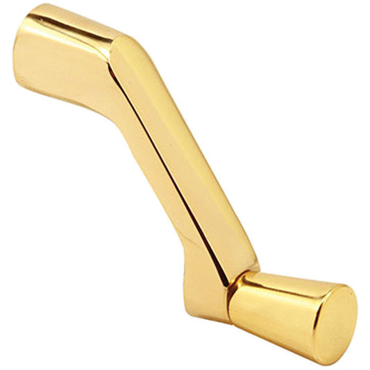 Truth Window Operator Crank Handle - Bright Brass