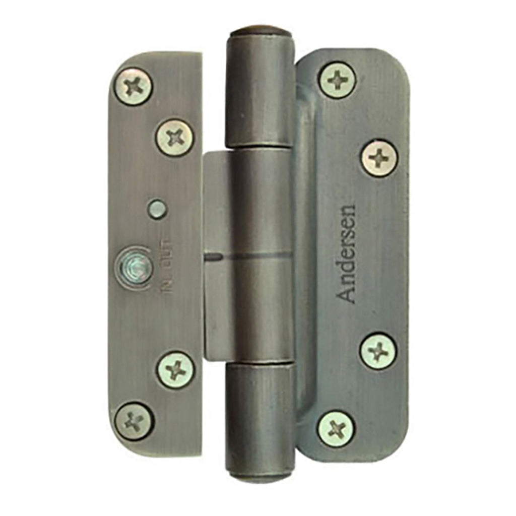 Andersen 3-Hinge Kit, Right Hand (2005-Present) - Distressed Nickel - Andersen 3-Hinge Kit, Right Hand (2005-Present) - Distressed Nickel
