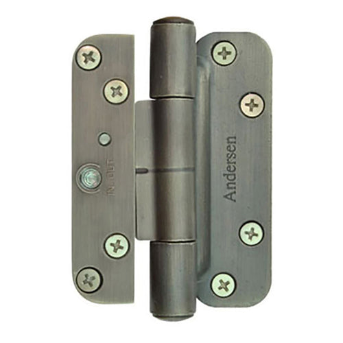 Andersen 3-Hinge Kit, Right Hand (2005-Present) - Distressed Nickel - Andersen 3-Hinge Kit, Right Hand (2005-Present) - Distressed Nickel