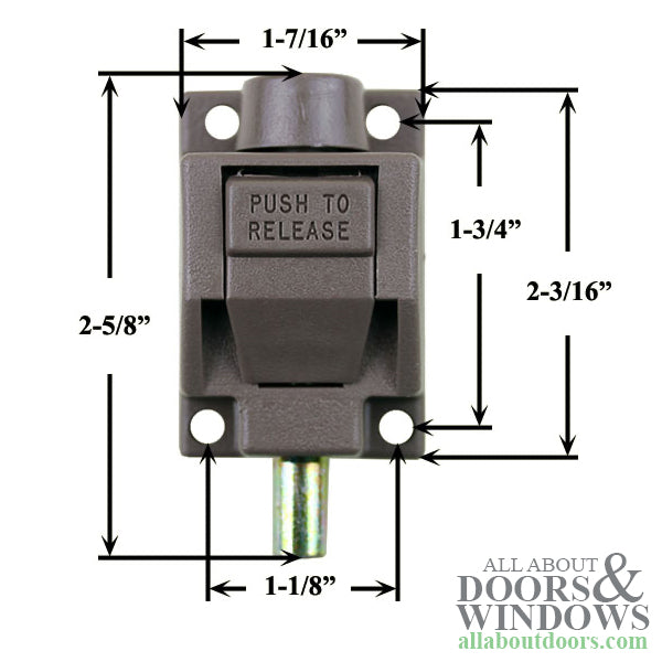 Truth Sliding Patio Door Foot Bolt security Lock - Truth Sliding Patio Door Foot Bolt security Lock