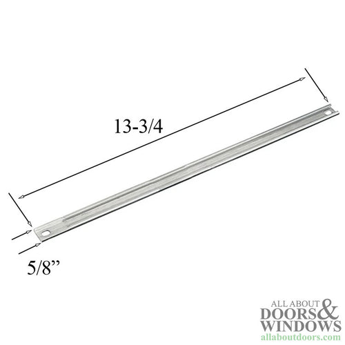 Track, casement operator  2 holes, 13-1/8 inch - Track, casement operator  2 holes, 13-1/8 inch