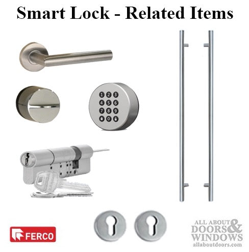 profile cylinder for smart lock, Adjustable Doors to 3-1/8