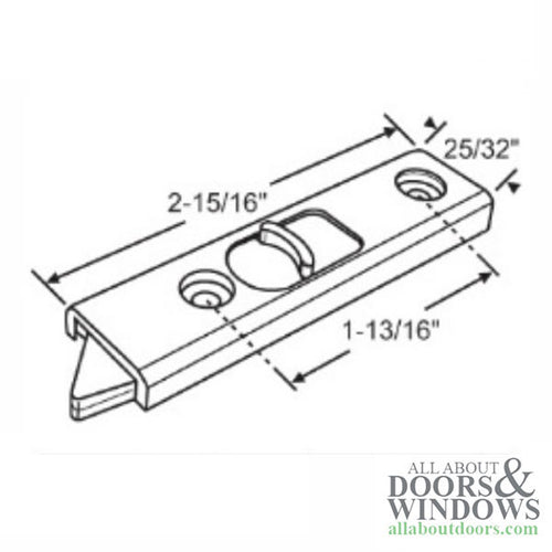 Double Hung Tilt latch, Right Hand - CHOOSE COLOR - Double Hung Tilt latch, Right Hand - CHOOSE COLOR