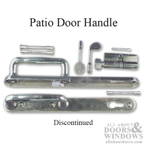 Unavailable GLW Patio Door Handle, Disc. Old Style - Solid Brass - Unavailable GLW Patio Door Handle, Disc. Old Style - Solid Brass